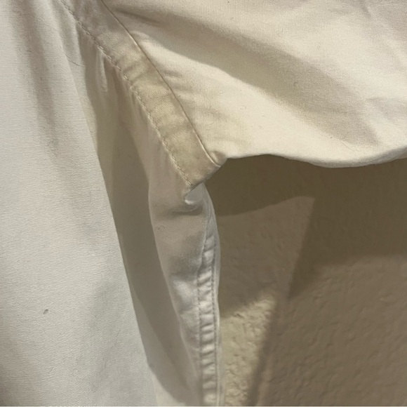 PINK Thomas Pink classic white button down long sleeve shirt 18-35 1/2 - Picture 5 of 12